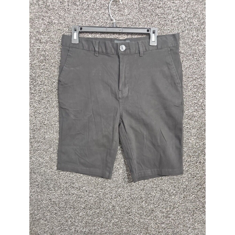 Eleven Paris Size 32 Waste Men's Black Chino Shorts NWOT - Picture 2 of 7
